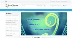 Desktop Screenshot of lumiascience.com